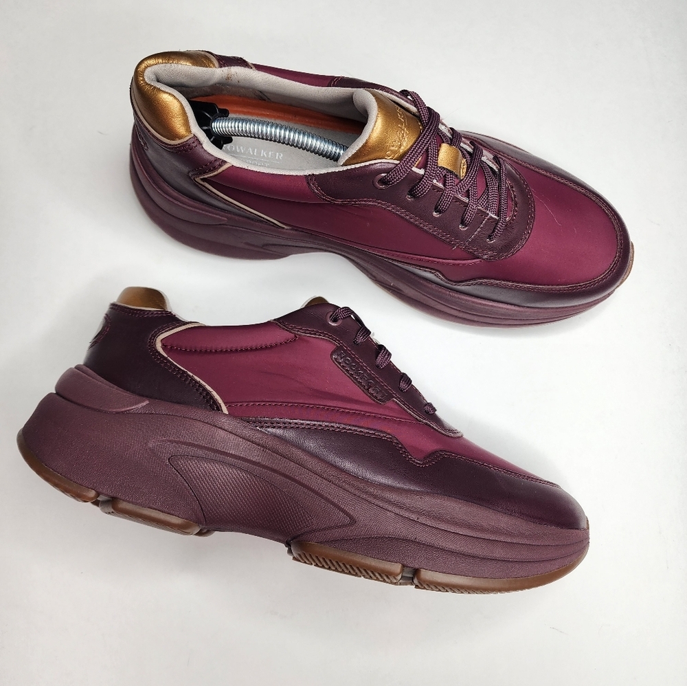 New ROCKPORT WOMENS PROWALKER NEXT SNEAKER Tawny Port Size 8
